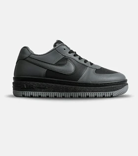کفش مردانه و زنانه مشکی خاکستری NIKE AIR FORCE مدل 8139