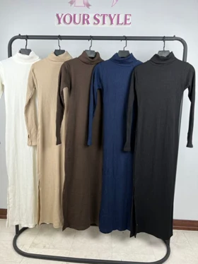 پیراهن کبریتی یقه اسکی 7726