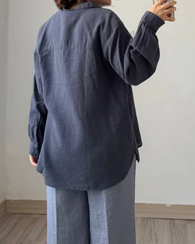 شومیز جلو بسته ساده