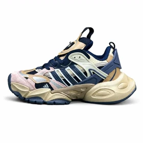 کفش کتانی زنانه مدل آدیداس دیلاکس کاراملی سرمه ای Adidas Deluxe