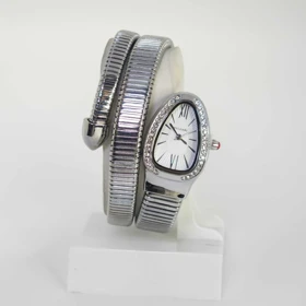 ساعت مچی زنانه دستبندی بولگاری ماری Bvlgari 2207 (نقره ای صفحه سفید)