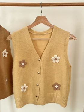 وست بافت گل‌دار کد 3