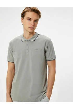 تیشرت یقه پولو مردانه koton