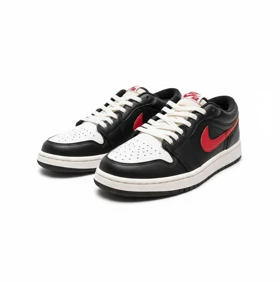 کفش کتانی جردن 1 مشکی قرمز کد 294903