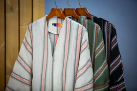 مانتو کنفی طرحدار جیب هلالی