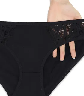 ست شورت و سوتین نخ و دانتل فنردار ژوبین کد 2088