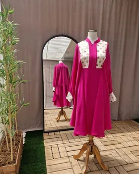 عبا صدف کوتاه سرخابی