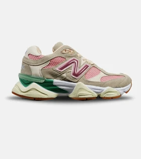 کفش کتانی زنانه صورتی سبز کرم NEW BALANCE 9060