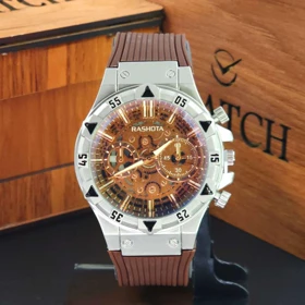 ساعت مچی مردانه راشوتا Rashota سبک 3 موتوره با عقربه های شبنما کد 2
