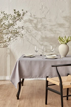 رومیزی Karaca Home مدل Chesney پلی‌استر - طوسی