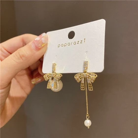 گوشواره طرح اسیاب مرواریدی