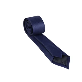 ست کراوات و دستمال جیب سورمه‌ای 98154