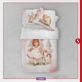 روتختی کودکانه برند مینوریا طرح دخترانه کد p-491
