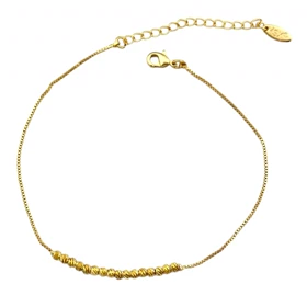 پابند زنانه ظریف طرح طلا