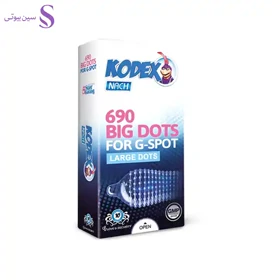 کاندوم خاردار کدکس مدل BIG DOTS بسته 10 عددی