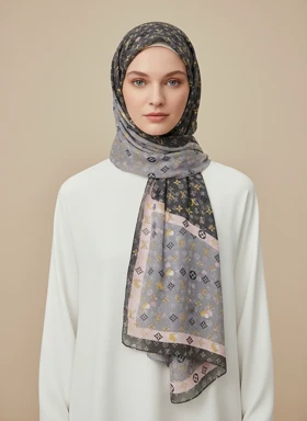 شال لویی ویتون حریر