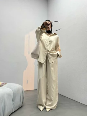 ست شومیز و شلوار ساده