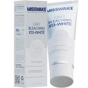 خمیر دندان بلیچینگ میسویک Misswake مدل X13 حجم 75 میلی لیتر