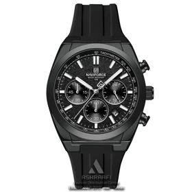 ساعت نیوی فورس مشکی Naviforce NF8080K