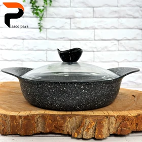 تابه 24 دودسته آدانا درب پیرکس مشکی هاناتک