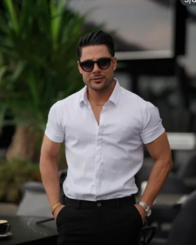 پیراهن مردانه آستین کوتاه دوشین