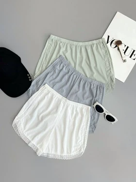 شلوارک نوار گیپور کد 3465