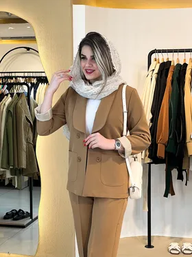 کت و شلوار مازراتی نسکافه ای 200101