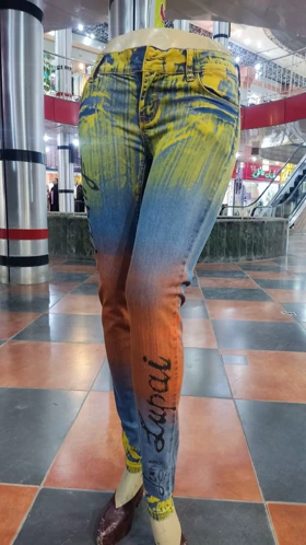 شلوار زنانه لی آبرنگی