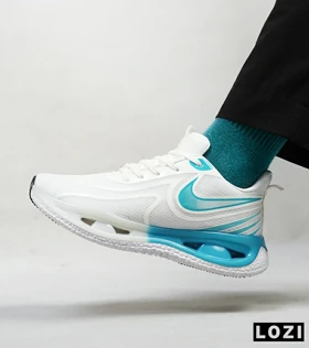 کفش کتانی مردانه سفید آبی NIKE pegasus 33