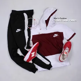 ست تیشرت کلاه دار و شلوار Nike مدل Janson
