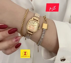 ساعت استیل زنانه مربعی تیسوت 1983
