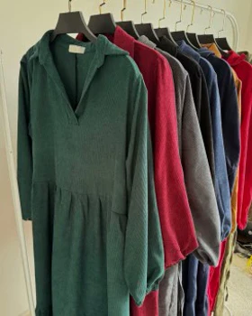 پیراهن مانتویی پاییزی مارال