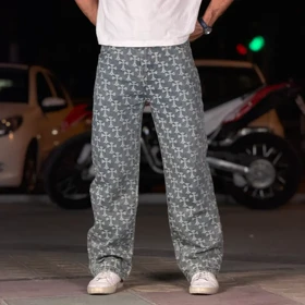 شلوار بگ کروم هارتز Chrome Hearts کاستوم 251