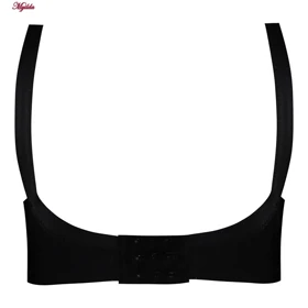 سوتین زنانه مادامی باریک مدل بدون فنر مشکی کد 5038