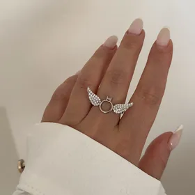 انگشتر زنانه بال فرشته کد 306