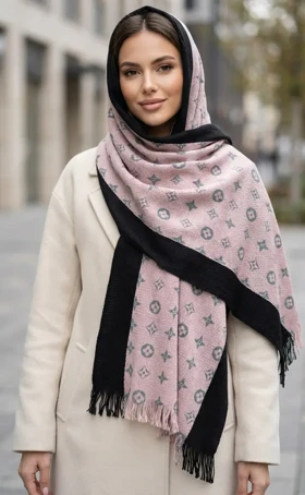 قیمت و خرید شال بافت LV زنانه مدل مونوگرام جدید
