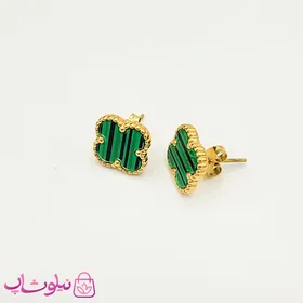 گوشواره میخی زنانه ونکلیف سبز