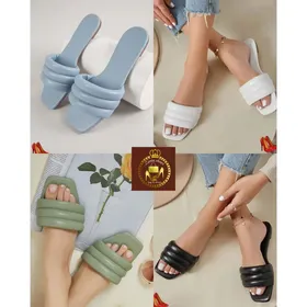 دمپایی روفرشی اسلیپر تخت زنانه ابری