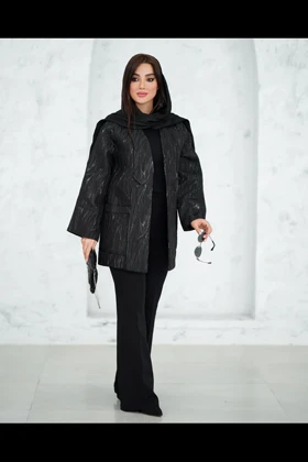 کت ژاکارد درختی