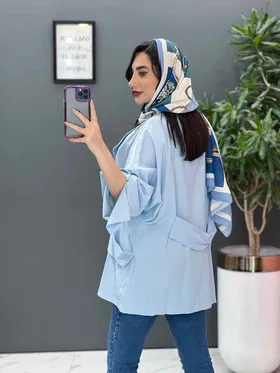 مانتو آستین چاک پشت پاگن