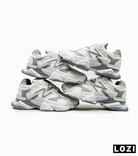 کفش کتانی زنانه سفید طوسی NEW BALANCE 9060