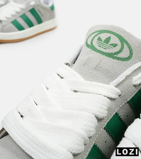 کفش کتانی مردانه طوسی سبز ADIDAS Campus