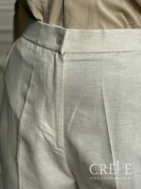 جلیقه شلوار لینن