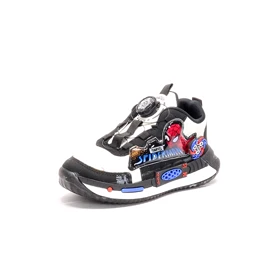 کفش اسپرت دخترانه پسرانه آیاتای مدل اسپایدرمن (سفید - مشکی)