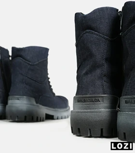 بوت مردانه سرمه ای BALENCIAGA مدل 6739