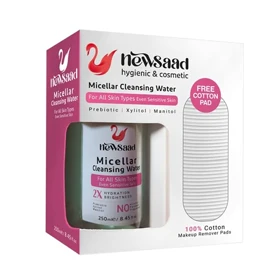 میسلار واتر انواع پوست نیوساد به همراه پد پاک کننده 250 میل