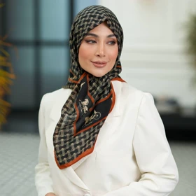 روسری نخی قواره 90 30185