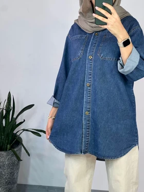 مانتو جین کاغذی نگار