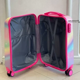 چمدان مسافرتی بچگانه طرح کرومی