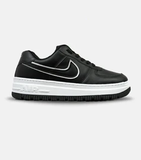 کفش کتانی مردانه و زنانه مشکی سفید نایک NIKE AIR FORCE